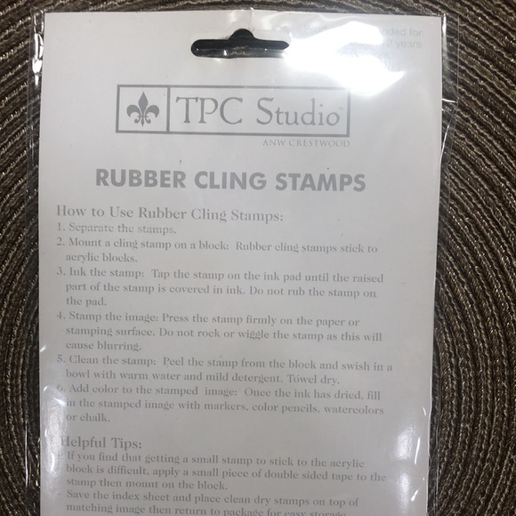 TPC Studio Cupcakes Rubber Cling Stamps - Picture 4 of 5